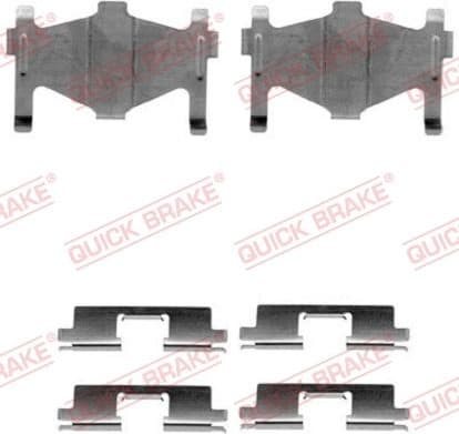 Accessory Kit, disc brake pad 109-1136