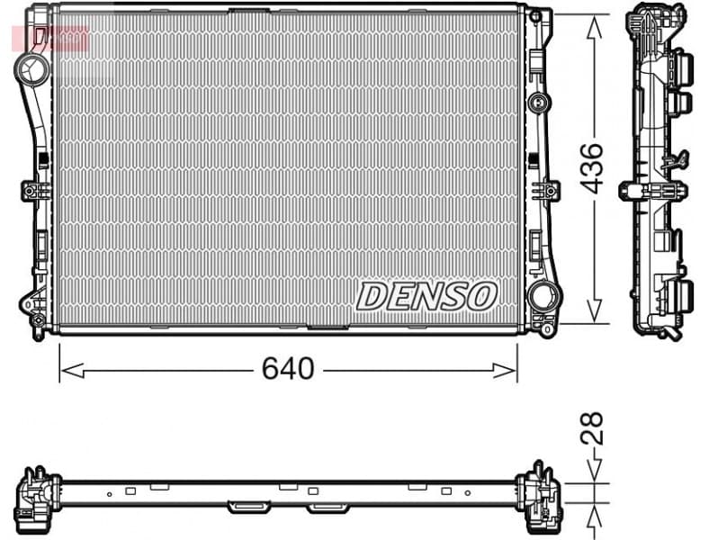 Radiator, engine cooling DRM17103