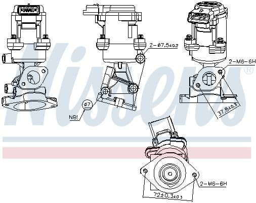 EGR Valve ** FIRST FIT ** 98351
