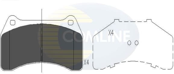 Brake Pad Set, disc brake CBP06056 - image 2