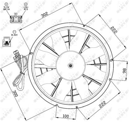 Fan, engine cooling 47470 - image 2