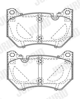 Brake Pad Set, disc brake 574032J