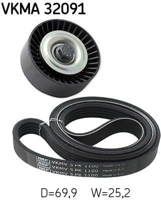 V-ribbed Belt Set VKMA32091