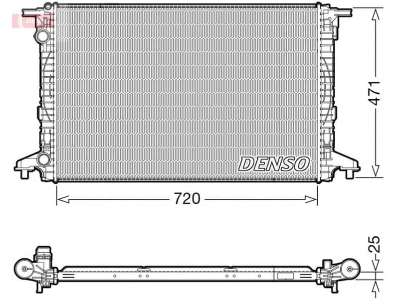 Radiator, engine cooling DRM02043