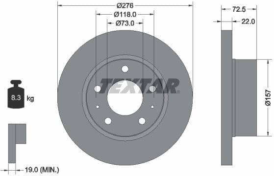 Brake Disc PRO 93104603