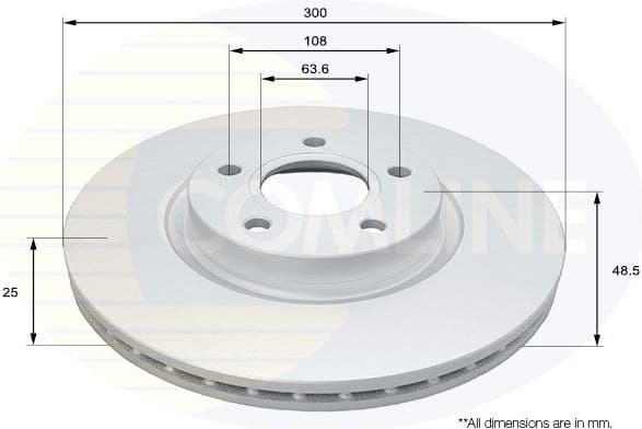 Brake Disc COATED ADC1927V - image 2