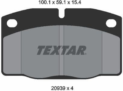 Brake Pad Set, disc brake 2093903