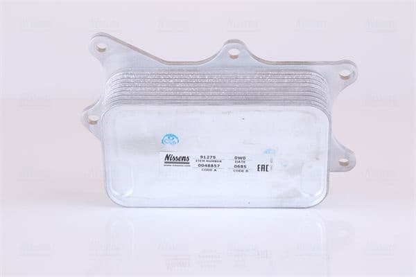 Oil Cooler, engine oil 91275