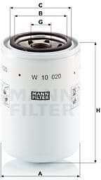 Oil Filter W 10 020