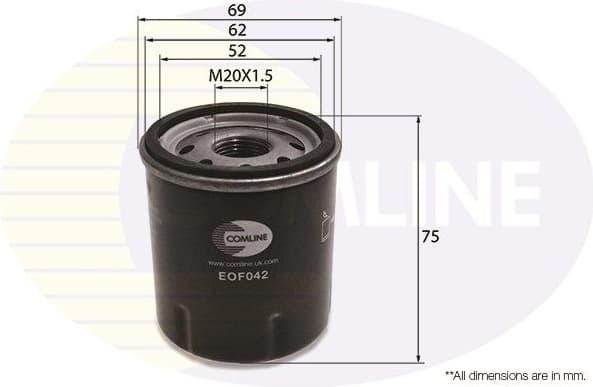 Oil Filter EOF042 - image 2