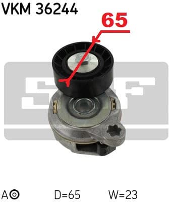 Tensioner belt VKM36244