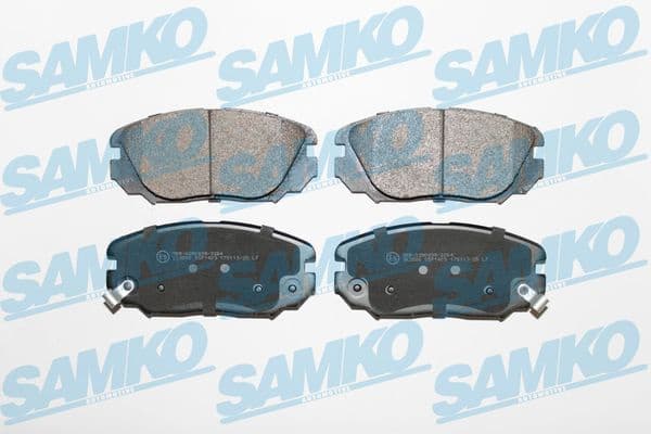 Brake Pad Set, disc brake 5SP1409. - image 2