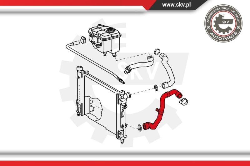 Radiator Hose 24SKV292 - image 2