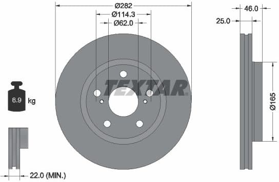 Brake Disc PRO 92341103