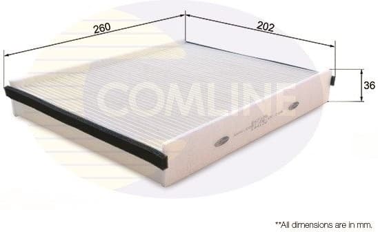 Filter, cabin air EKF375 - image 2