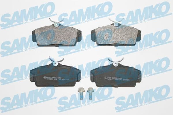 Brake Pad Set, disc brake 5SP706 - image 2