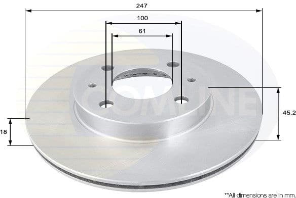 Brake Disc ADC0242V - image 2