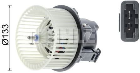 Interior Blower BEHR *** PREMIUM LINE *** AB 117 000P - image 7