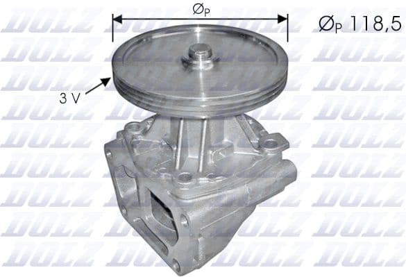 Water Pump, engine cooling S121