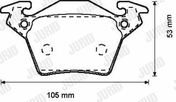 Brake Pad Set, disc brake 571947J