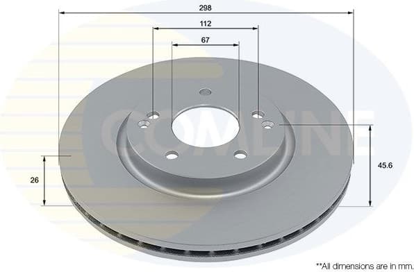 Brake Disc COATED ADC2951V - image 2