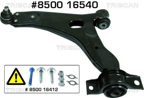 Control/Trailing Arm, wheel suspension 8500 16540