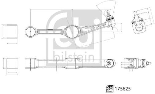 Control/Trailing Arm, wheel suspension 175625 - image 2