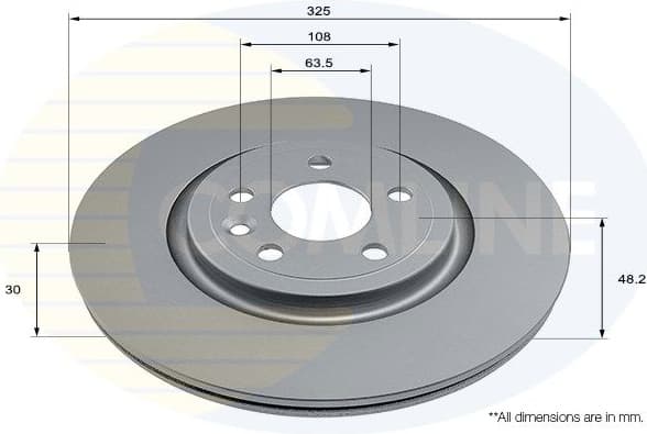 Brake Disc COATED ADC2930V - image 2