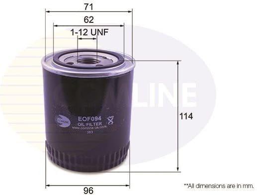 Oil Filter EOF094 - image 2