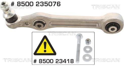 Control/Trailing Arm, wheel suspension 8500 235076