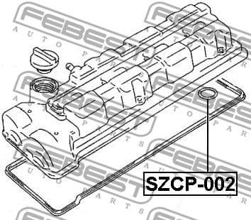 Seal Ring, spark plug shaft SZCP-002 - image 2