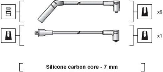 Ignition Cable Kit 941318111062