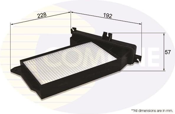 Filter, cabin air EKF346 - image 2