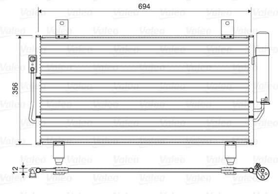 Condenser, air conditioning 822599