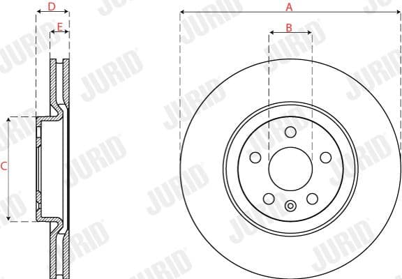 Brake Disc COAT+ 563257JC - image 2