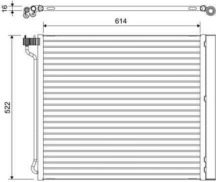 Condenser, air conditioning 822649