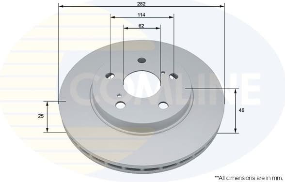 Brake Disc COATED ADC5092V - image 2