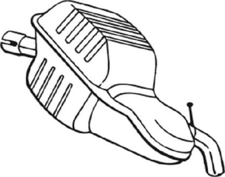 Rear Muffler 235-001