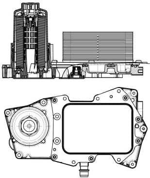 Housing, oil filter EASY FIT 31827