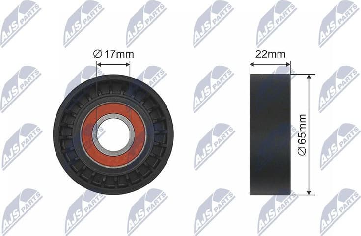 Tensioner Pulley, V-belt RNK-ME-039