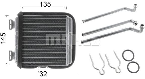 Heat Exchanger, interior heating BEHR *** PREMIUM LINE *** AH 188 000P - image 7