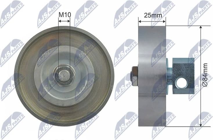Tensioner Pulley, V-ribbed belt RNK-NS-042