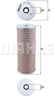 Hydraulic Filter, steering HX108