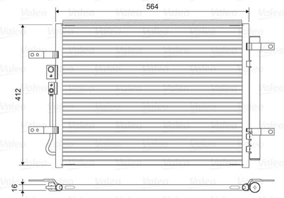Condenser, air conditioning 822628