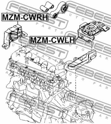 Mounting, engine MZM-CWRH - image 2