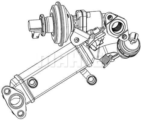 Cooler, exhaust gas recirculation BEHR *** PREMIUM LINE *** CE 12 000P - image 3