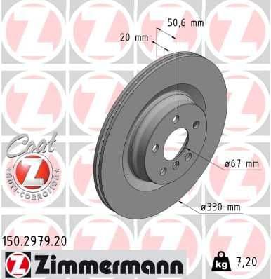 Brake Disc COAT Z 150.2979.20