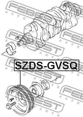 Belt Pulley, crankshaft SZDS-GVSQ - image 2