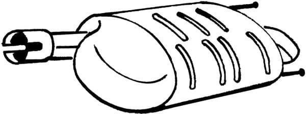 Rear Muffler 128-027
