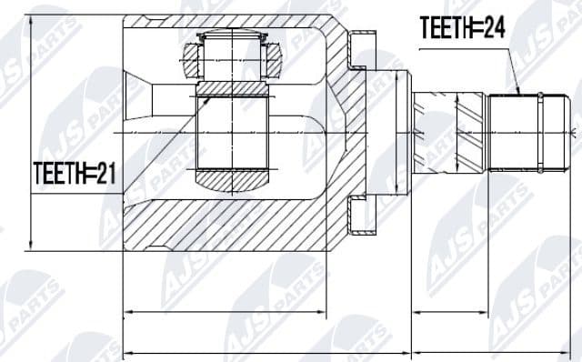Joint Kit, drive shaft NPW-NS-031